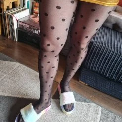 Calzifico Toninelli Semi-Opaque Tights - Polka Baby