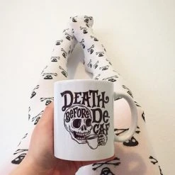 Calzifico Toninelli Opaque Skullz Tights - Snow White