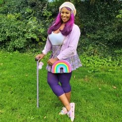 Calzifico Toninelli Stay Cool Capri Tights - Suffragette Purple