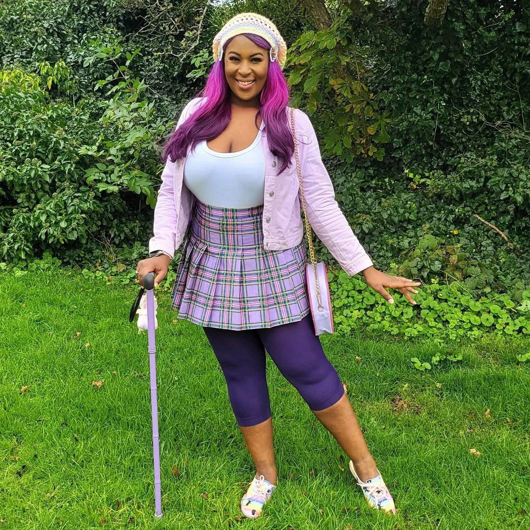 Calzifico Toninelli Stay Cool Capri Tights - Suffragette Purple