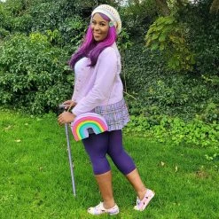 Calzifico Toninelli Stay Cool Capri Tights - Suffragette Purple