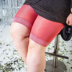 Calzifico Toninelli Stay Cool Chub Rub Lurex Shorts - Hot Toddy