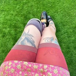 Calzifico Toninelli Stay Cool Chub Rub Lurex Shorts - Hot Toddy